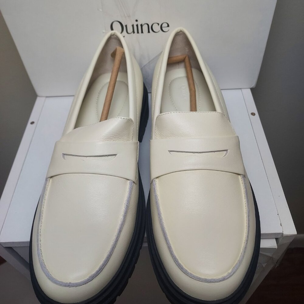 Quince Italian leather Lug sole loafers. - Picture 2 of 6